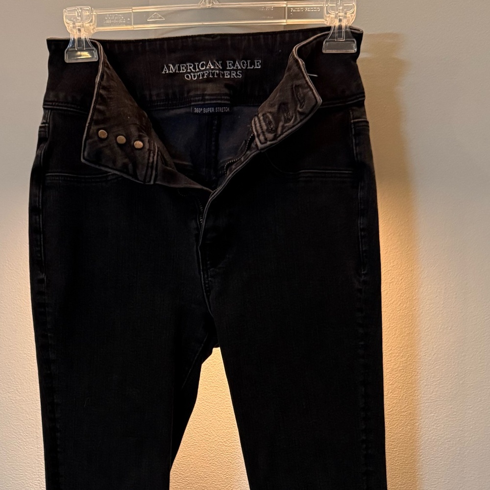 Black Stretch American Eagle Jeans
